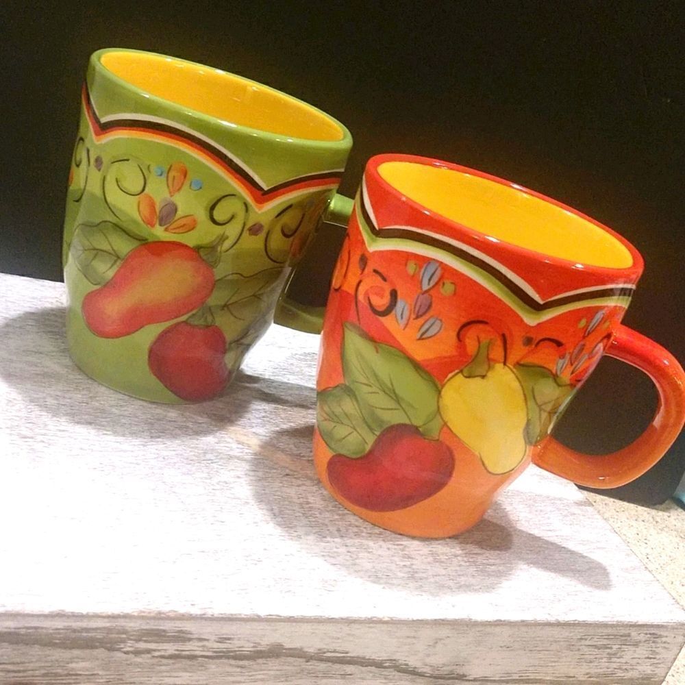Pier one Pepper Mugs  